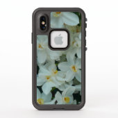 白紙水仙の繊細な白い花 LifeProof iPhoneケース (裏面)