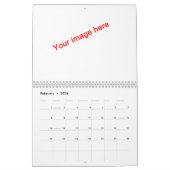 白紙状態のカレンダー カレンダー (2月 2026)