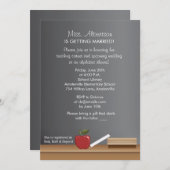 白紙状態の招待状 招待状 (正面/裏面)