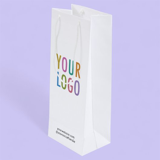 白紙 ワインボトル ギフトバッグ カスタムロゴ 最小注文なし