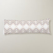 白素晴らしい背景の赤い点 ボディピロー (裏面)