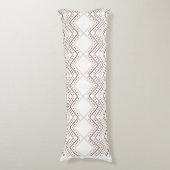 白素晴らしい背景の赤い点 ボディピロー (正面縦)