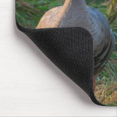 白素晴らしい辺縁のガチョウ マウスパッド (コーナー)