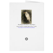 白素晴らしアグレ水鳥デジタルアート絵画ズ (裏面)