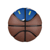 白素晴らしサメ平均イラストレーション ミニバスケットボール (右)