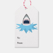 白素晴らしサメ漫画 ギフトタグ (正面)