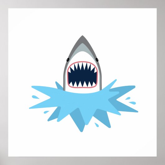 白素晴らしサメ漫画 ポスター (正面)