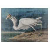 白素晴らしハロンAudubon鳥の野生動物絵画の カッティングボード (正面)