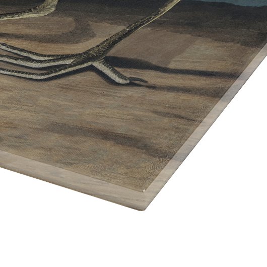 白素晴らしハロンAudubon鳥の野生動物絵画の カッティングボード (角)