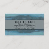 白素晴らしハロンAudubon鳥の野生動物絵画の 名刺 (裏面)