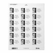 白素晴らし狼 ラベル (フルシート)