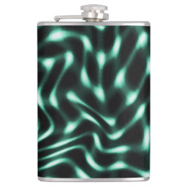 白素晴らし色のシアンまたは緑の特徴 フラスク