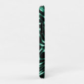 白素晴らし色のシアンまたは緑の特徴 Case-Mate iPhoneケース (裏面/右)