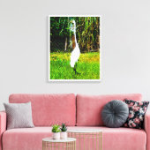 白素晴らし色引き伸ばしキャンバス印刷 キャンバスプリント (インサイチュ (リビング))