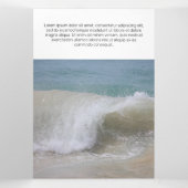 白素晴らし透コンテンポラリー明 三つ折りカード (内部中)