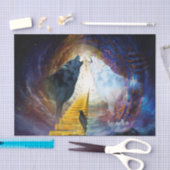 白素晴らし黒狼 薄葉紙 (クラフト)