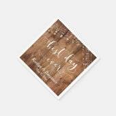 白素朴いライト付き木最高の材 スタンダードカクテルナプキン (角)