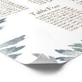 白素朴かぼちゃ座席表 ポスター (角)