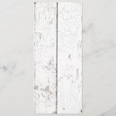 白素朴く洗った木とレースのメ結婚ニュー メニュー (裏面)