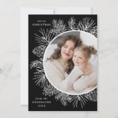 白素朴と黒のピネコン写真 シーズンカード (正面)