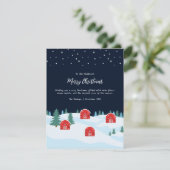 白素朴のクリスマス シーズンカード (スタンド正面)