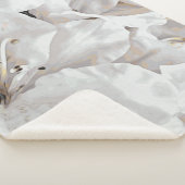 *~*白素朴グランジつつじ花ニュートラル シェルパブランケット (3/4)