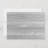 白素朴デイジーリハーサル夕食招待状デイジー2 招待状 (裏面)