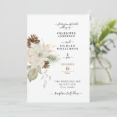 白素朴フローラとピネコン 招待状 (スタンド正面)