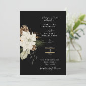 白素朴フローラとピネコーンイオンブラック 招待状 (スタンド正面)