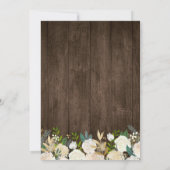 白素朴フローラストリングライツバースデーパーティー 招待状 (裏面)