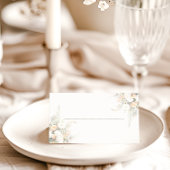 白素朴フローラ結婚 プレイスカード