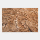 白素朴ポインセチアと緑 ラッピングペーパーシート (正面2)