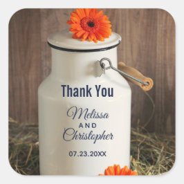 白素朴乳ジューグ(花結婚) スクエアシール