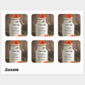 白素朴乳ジューグ(花結婚) スクエアシール (シート)