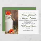 白素朴乳ジューグ(花結婚) 招待状 (正面/裏面)