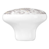 白素朴冬のバラシャビーシッククラフト セラミックノブ (側面)