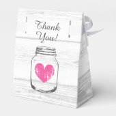 白素朴木かわいい女の子の赤ちゃんシャワーパーティー フェイバーボックス (裏面サイド)