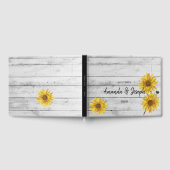 白素朴木ひまわり結婚のゲストブック ゲストブック (全面)