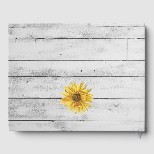 白素朴木ひまわり結婚のゲストブック ゲストブック (裏面)