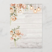 白素朴木フローラサンキュープレイスセッティング メニュー (裏面)