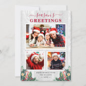 白素朴木フローラ季節のごあいさつ3 Photo シーズンカード (正面)