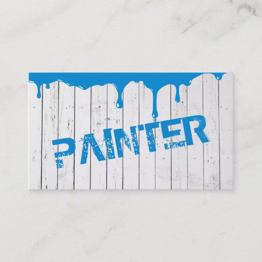 白素朴木ブルードリッ絵を描プ 名刺 (正面)