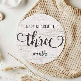 白素朴木ベビーマイルストーン3-4ヶ月のサイン