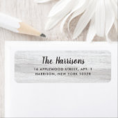 白素朴木材 |ブラックスクリプト ラベル (インサイチュ)