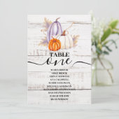 白素朴木水カラーカボチャひまわりI 招待状 (スタンド正面)