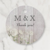 白素朴木素朴の結婚パーティー フェイバータグ (正面)