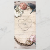 白素朴樺の木フローラ&ハミングバードメニュー メニュー (裏面)