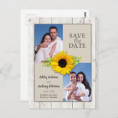 白素朴洗ひまわり写真保存日 ポストカード (正面/裏面)