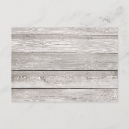 白素朴結婚木Wishing well insert card エンクロージャーカード (裏面)