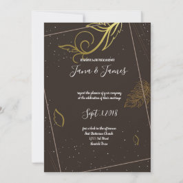 白素朴色 招待状